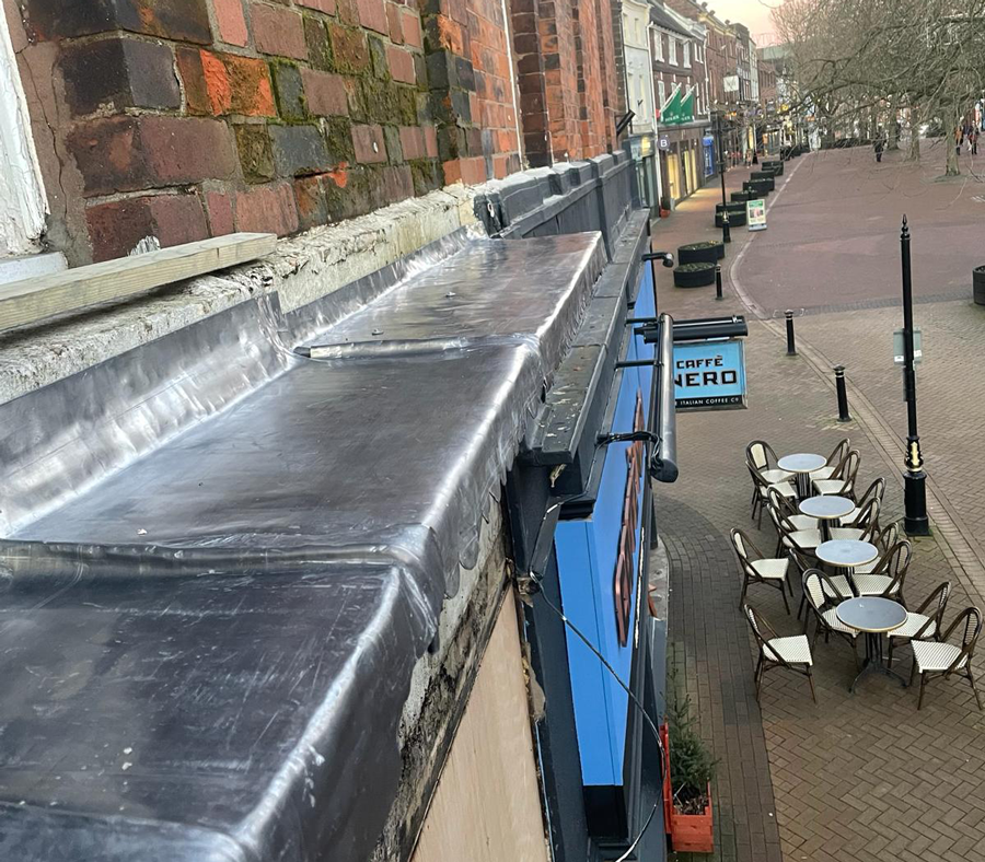 commercial cafe lead work